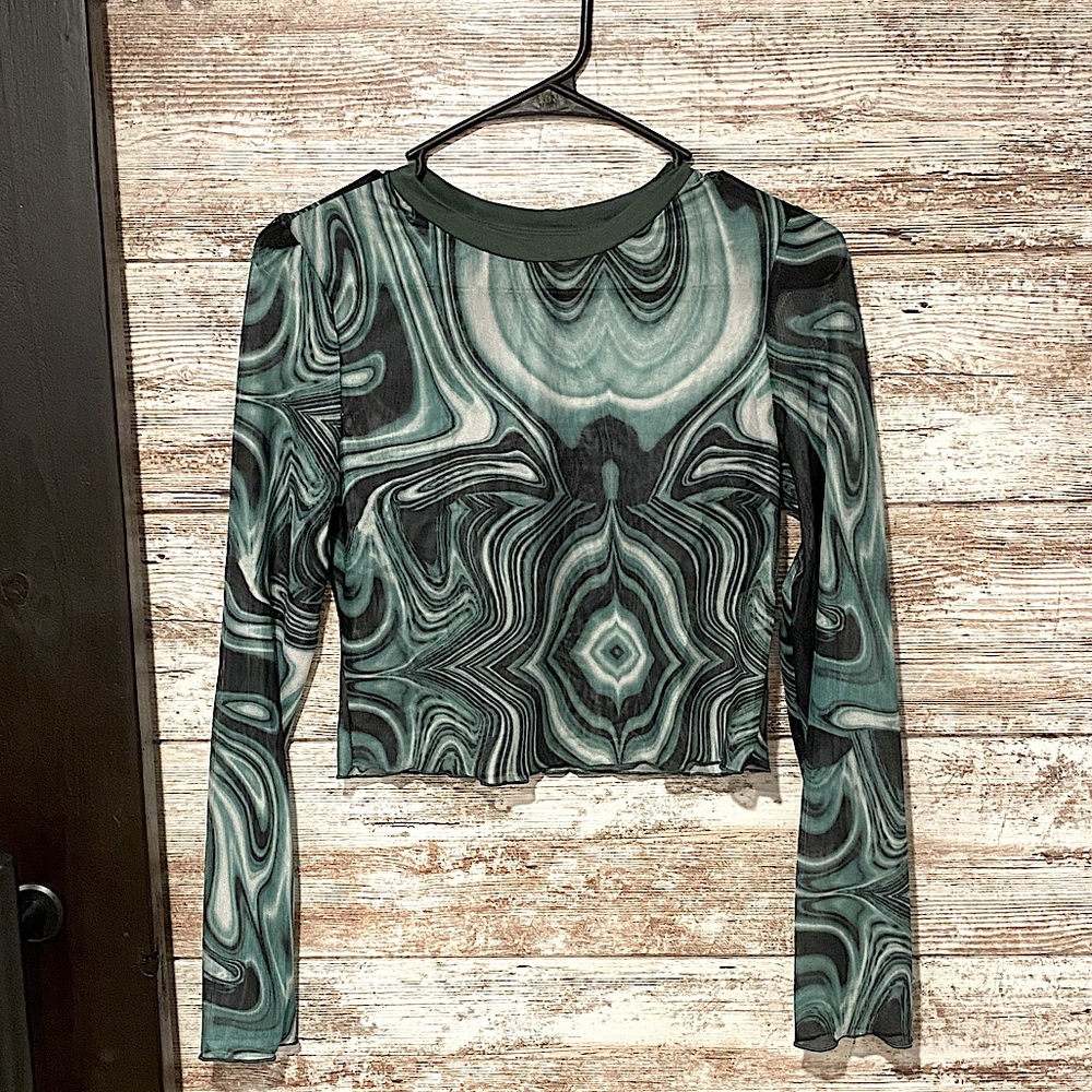 Going out mesh top